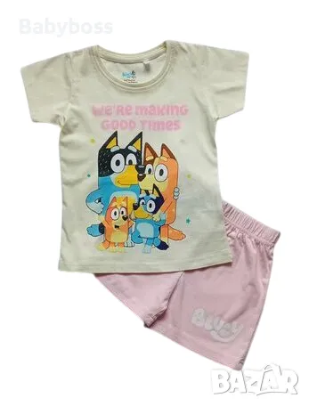 Лятна пижама за момиче Бинго и Блуи Bluey