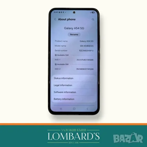 Samsung A54 128GB, N:  537678(2), снимка 2 - Samsung - 55885158
