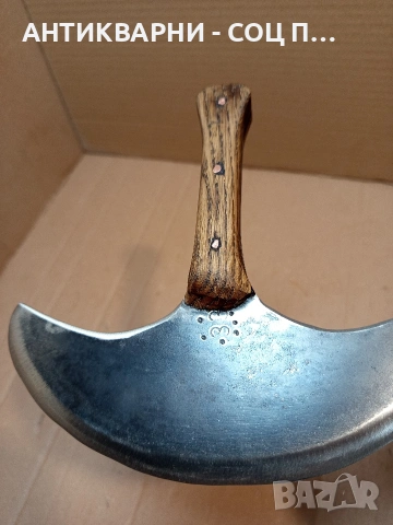 Стар Ръчно Изработен Сарашки Кожарски Нож. НОМЕР 1656., снимка 7 - Антикварни и старинни предмети - 53759958