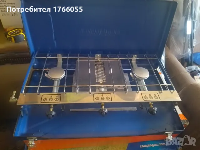 Двоен котлон Campingaz Elite Camping Chef -неизползван, снимка 5 - Газови котлони - 50018925