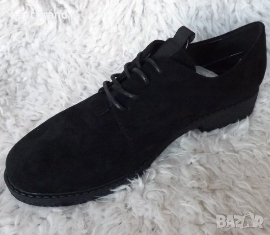 Обувки, велур, черни, код 271/ББ2/30, снимка 2 - Дамски ежедневни обувки - 35799591