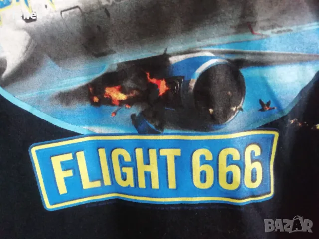 Iron Maiden Flight 666 2008 2009 Exclusive оригинална тениска размер М , снимка 11 - Тениски - 50130325