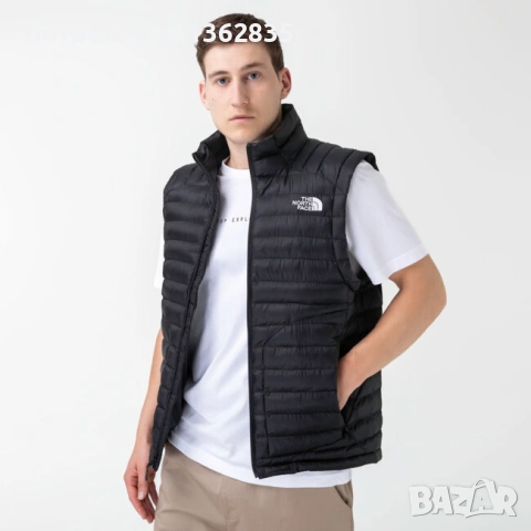 НОВ оригинален черен пухен елек елече THE NORTH FACE размер L от САЩ, снимка 8 - Якета - 53466099