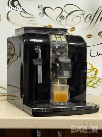 Кафемашина кафе автомат Saeco Syntia с гаранция, снимка 3 - Кафемашини - 53208238