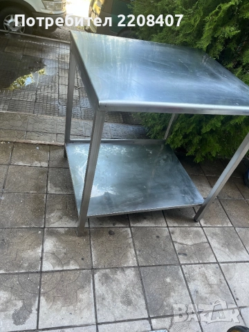 Работна маса неръждавейка, снимка 3 - Обзавеждане на кухня - 51627710