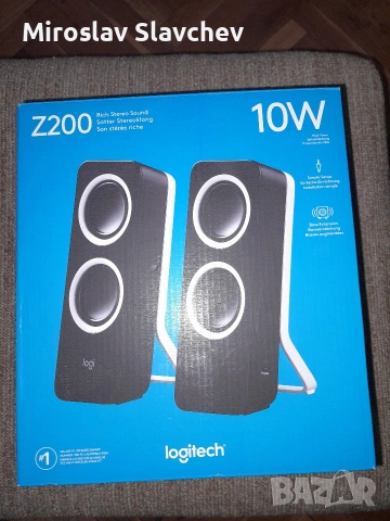 Logitech Z200 колони/тонколони 10W, снимка 5 - Тонколони - 53842473