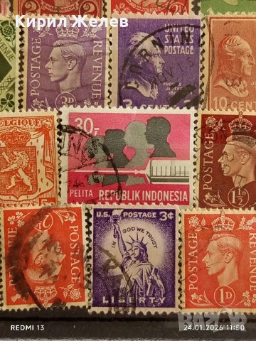 Стари пощенски марки от цял свят смесени СВЕТОВНИ ЛИДЕРИ за КОЛЕКЦИЯ ДЕКОРАЦИЯ 51603, снимка 8 - Филателия - 53209293