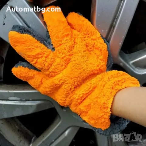 Микрофибърна ръкавица Automat, Двулицева, Почиства, Подсушава и полира, снимка 3 - Аксесоари и консумативи - 48868609