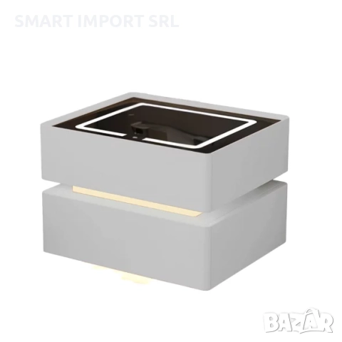 Интелигентно нощно шкафче Smart Heater LED, с безжично зареждане, бял, снимка 2 - Шкафове - 51997450