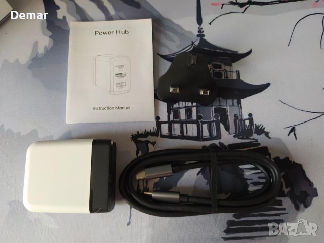 Зарядно устройство за Switch OLED GaN PD36W 3 порта USB C+USB A+4K/HD, снимка 9 - Аксесоари - 41804631