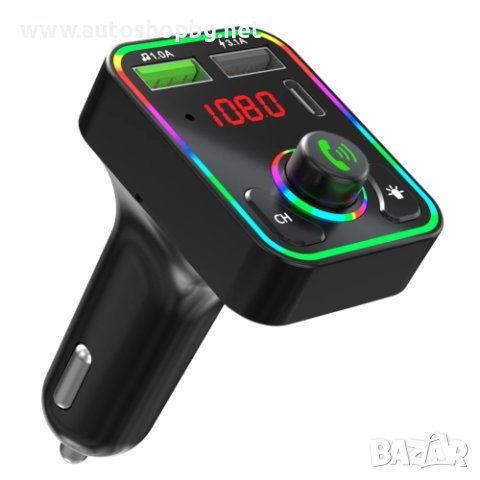 FM Трансмитер F3 Bluetooth Kit, MP3, Мултифункционален , Bluetooth , черен, снимка 2 - Аксесоари и консумативи - 41876892