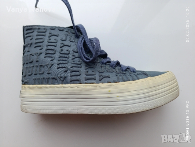 Juicy Couture black label кецове, снимка 5 - Кецове - 53384060