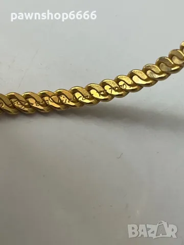 Златна гривна 22 карата, снимка 8 - Гривни - 50342378