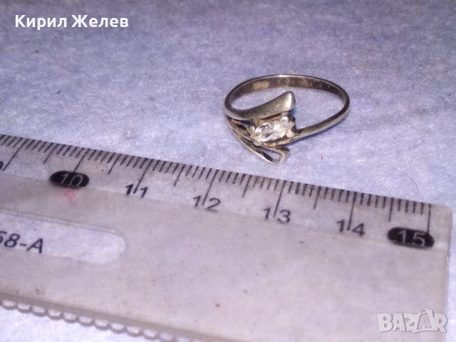 ПРЕКРАСЕН СКЪПОЦЕНЕН СРЕБЪРЕН ПРЪСТЕН СРЕБРО 925 с БЛЕСТЯЩ ЮВЕЛИРНО ФАСЕТИРАН ЦИРКОН 28581, снимка 8 - Пръстени - 41337153