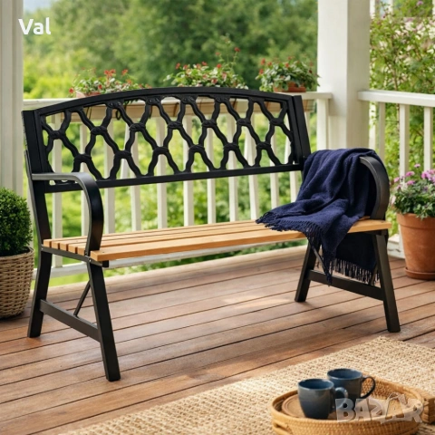 Елегантна градинска пейка – стил и комфорт за вашата градина, снимка 4 - Градински мебели, декорация  - 53822588