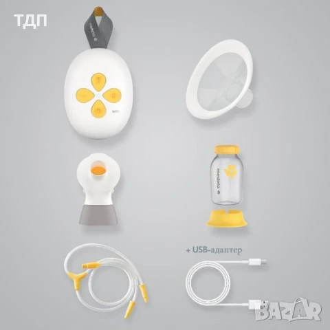 Помпа за кърма Medela Solo, Електрическа, Двуфазна, снимка 2 - Помпи за кърма - 51237173