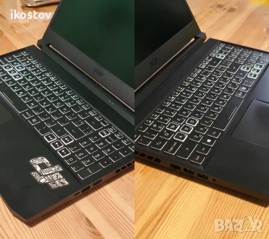 Acer Nitro / i7-11800H/ 64GB DDR 4 / RTX 3060 6GB / 15.6" Full HD / Батерия100%, снимка 2 - Лаптопи за игри - 56263801