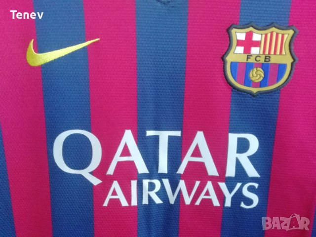 Barcelona Neymar JR Nike оригинална тениска футболна фланелка Неймар Барселона екип , снимка 4 - Тениски - 41745304