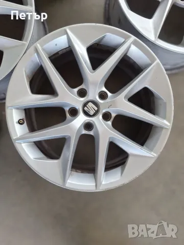 ОРИГИНАЛНИ АЛУМИНИЕВИ ДЖАНТИ ЗА СЕАТ  -5Х112Х57-18 цола, снимка 5 - Гуми и джанти - 50362993