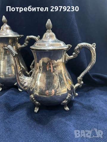 Посребрени съдове , снимка 2 - Антикварни и старинни предмети - 53586928