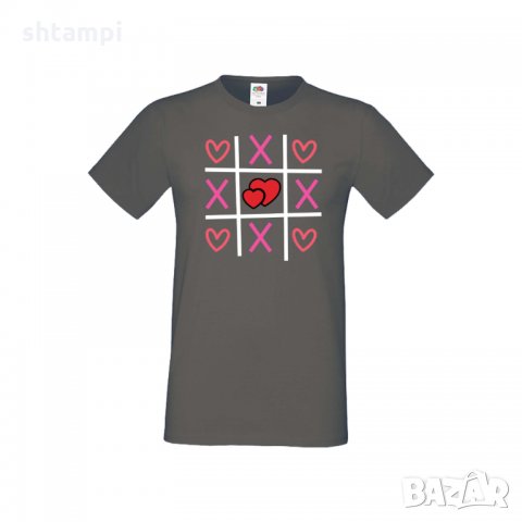 Мъжка тениска Свети Валентин Tic Tac Toe Love 2, снимка 6 - Тениски - 35716156