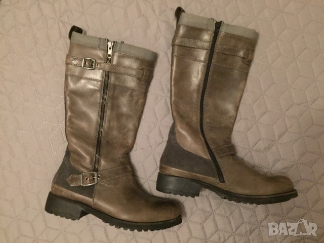 G-star оригинални дамски ботуши от естествена кожа Uk5/38