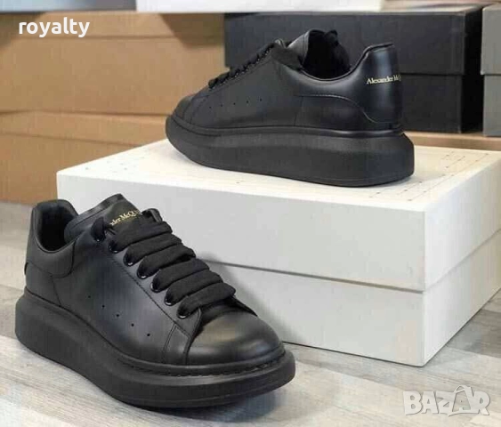 Alexander McQueen Черни Мъжки Маратонки 