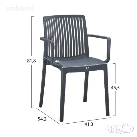 Стол кресло градински трапезен IDA, снимка 5 - Столове - 47551041