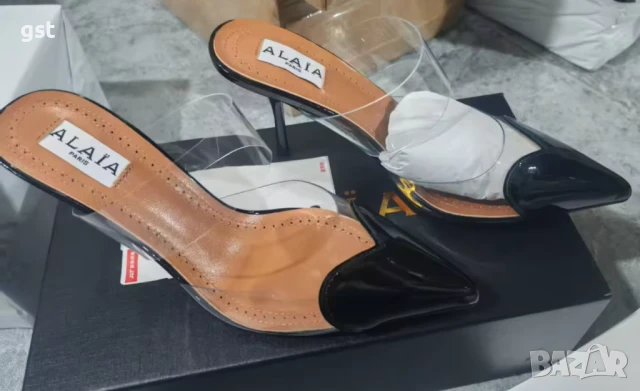 Официални обувки ток Alaia дамски , снимка 3 - Дамски обувки на ток - 49980586