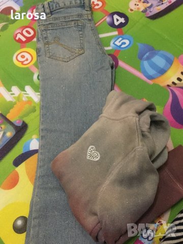 Дънки,джинси и суитчер, снимка 6 - Детски комплекти - 34426632