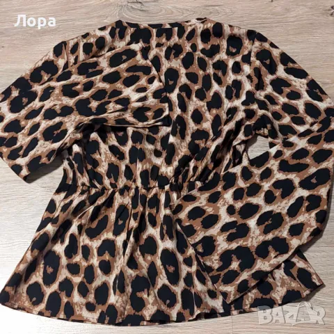 Дамска тигрова риза, снимка 3 - Ризи - 48435965