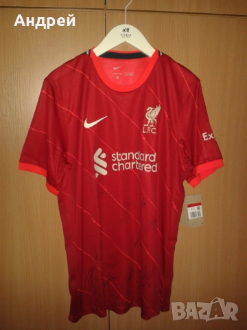 100% Оригинал с автографи! Liverpool/Ливърпул фланелка/тениска!, снимка 17 - Футбол - 36046869