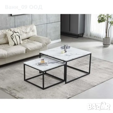 Сет 2 холни масички , снимка 2 - Маси - 48941421