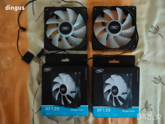 Вентилатори Deepcool RF120R с червена подсветка