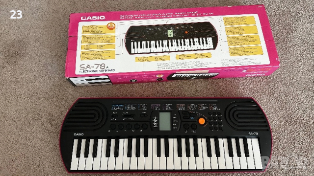 Casio SA-78 електронно пиано / детски синтезатор – чисто ново, снимка 3 - Синтезатори - 53769060