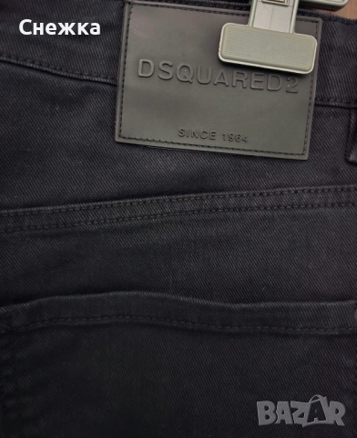 Мъжки черни дънки DSQUARED2, снимка 3 - Дънки - 51493562
