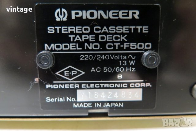 Pioneer CT-F500, снимка 7 - Декове - 40956643