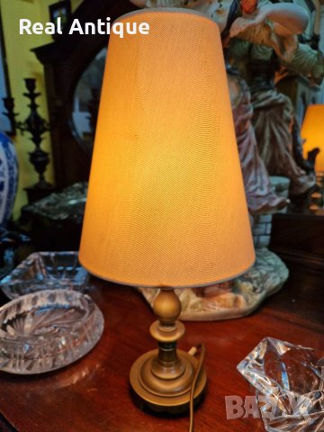 Красива антикварна френска бронзова нощна лампа , снимка 5 - Антикварни и старинни предмети - 41489757