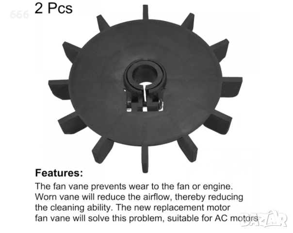 Пластмасови лопатки на вентилатор за разсейване на топлината, снимка 3 - Друга електроника - 52949883