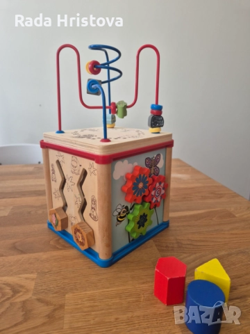 Дървени играчки и музикален килим за деца над 12 месеца, снимка 6 - Образователни игри - 52627483