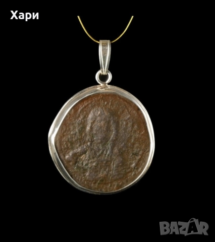 Антична монета, Исус Христос, сребро, снимка 2 - Нумизматика и бонистика - 51845275