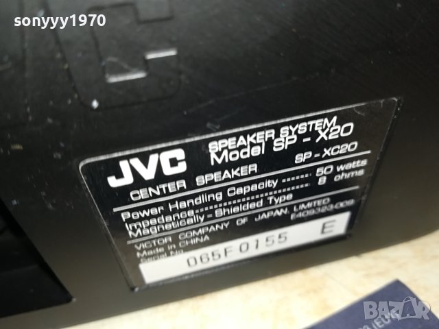 JVC SP-XC20 CENTER 50W/8OHM-SWISS 2507231329, снимка 11 - Тонколони - 41653394