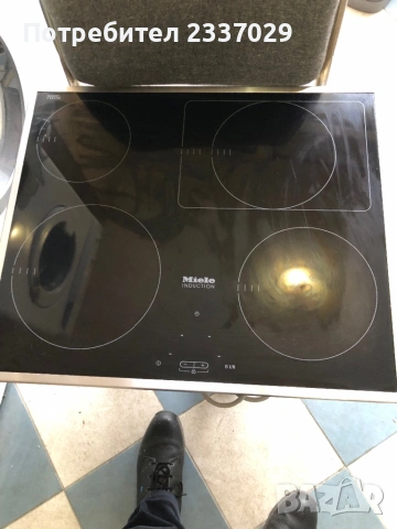 Кер.индукционен плот-4ка/шир:61.5см/дъл:51.5см