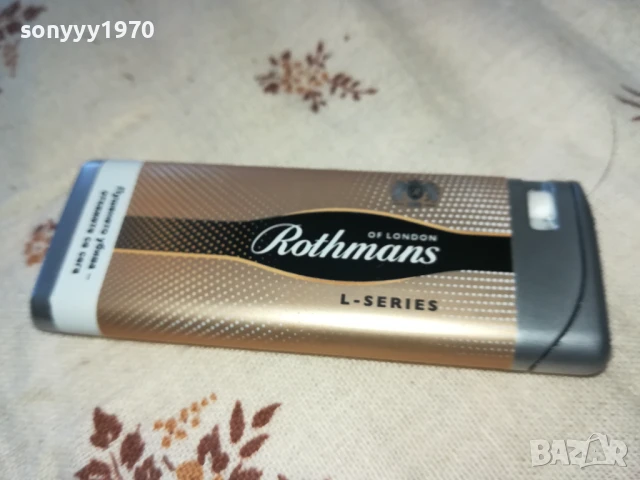 ROTHMANS-МЕТАЛНА ЗАПАЛКА 2905250439, снимка 2 - Колекции - 50465404