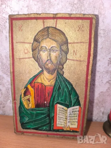 Икона рисувана., снимка 2 - Икони - 49990164
