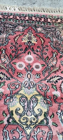 Ръчно тъкана копринена пътека.Топ антика за ценители., снимка 5 - Пътеки - 53847843