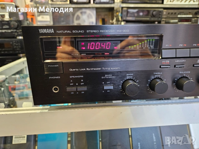 Ресийвър Yamaha RX-300 Две по 75 вата.  В отлично техническо и визуално състояние., снимка 3 - Ресийвъри, усилватели, смесителни пултове - 53042494