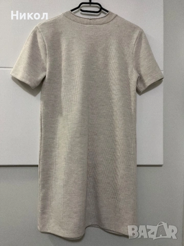 Дамска плетена рокля ZARA (S р-р), снимка 3 - Рокли - 53456754