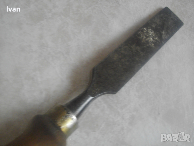 Старо Качество Ръчно Дърводелско Стругарско Длето 25мм-За Дърворезба/Дървообработка/Стружуване-170мм, снимка 11 - Други инструменти - 44819880