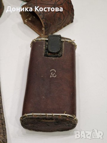 Лот кожени и дървени сувенири, снимка 4 - Антикварни и старинни предмети - 41652834